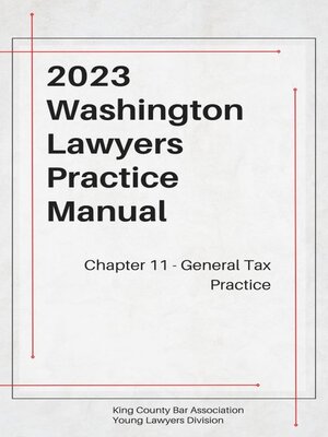 cover image of Washington Lawyers Practice Manual Chapter 11